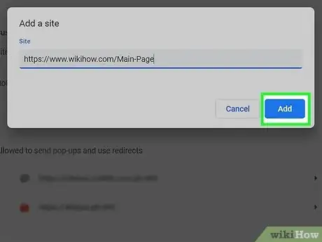 Immagine titolata Allow Pop ups on Google Chrome Step 17