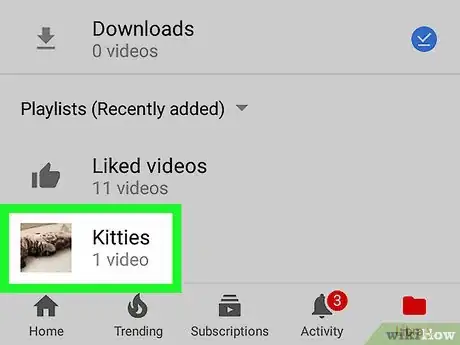 Immagine titolata Delete a YouTube Playlist on Android Step 3