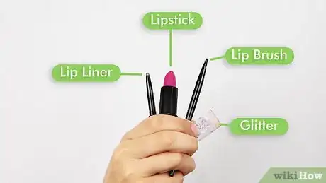 Immagine titolata Get Glitter Lips Step 1