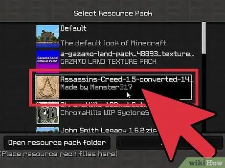 Immagine titolata Install Minecraft Resource Packs Step 12