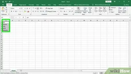 Immagine titolata Change from Lowercase to Uppercase in Excel Step 1
