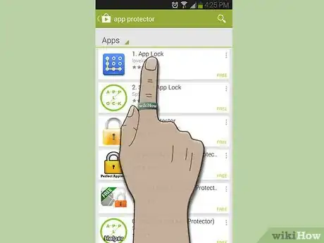 Immagine titolata Set App Lock or App Protector for Android Step 2