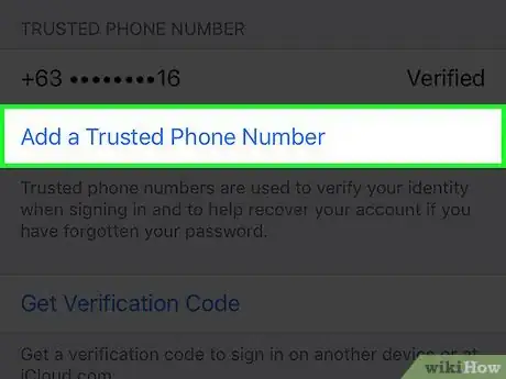 Immagine titolata Change Your iCloud Security Code Verification Number on an iPhone Step 5