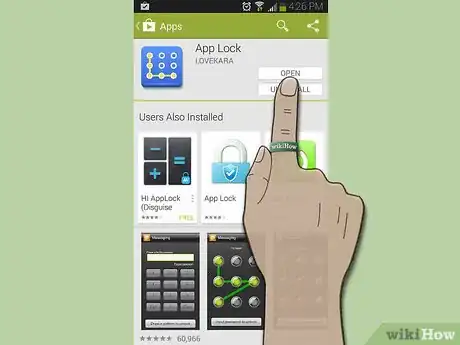 Immagine titolata Set App Lock or App Protector for Android Step 4