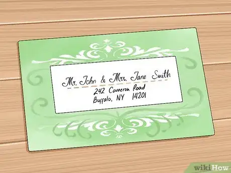 Immagine titolata Address Wedding Invitations Step 11