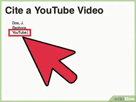 Immagine titolata Cite a YouTube Video Step 1
