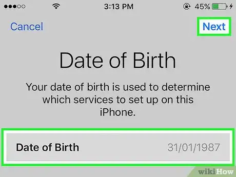 Immagine titolata Create an iCloud Account in iOS Step 5