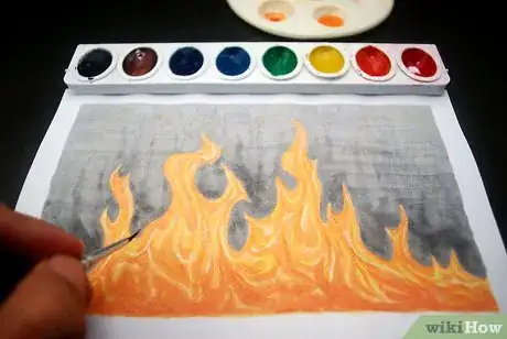 Immagine titolata Paint Fire Step 7