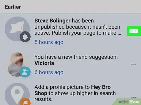 Immagine titolata Clear Facebook Notifications Step 7