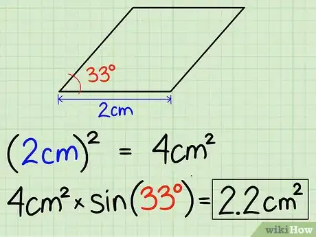 Immagine titolata Calculate the Area of a Rhombus Step 7