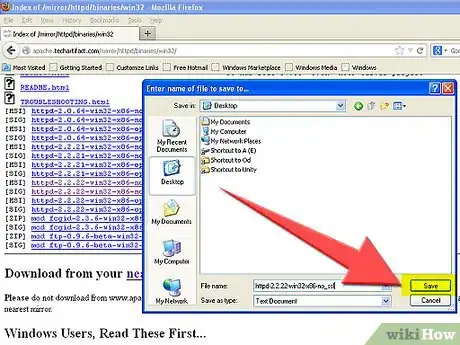 Immagine titolata Install the Apache Web Server on a Windows PC Step 2