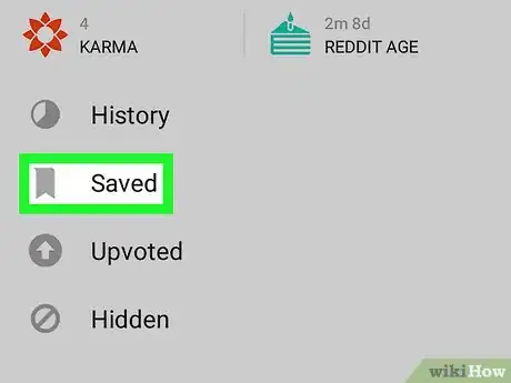 Immagine titolata View Saved Posts on Reddit on Android Step 4