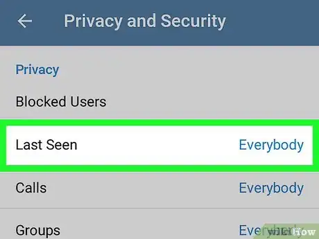 Immagine titolata Hide Last Seen on Telegram on Android Step 5
