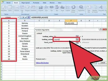 Immagine titolata Use the Lookup Function in Excel Step 12