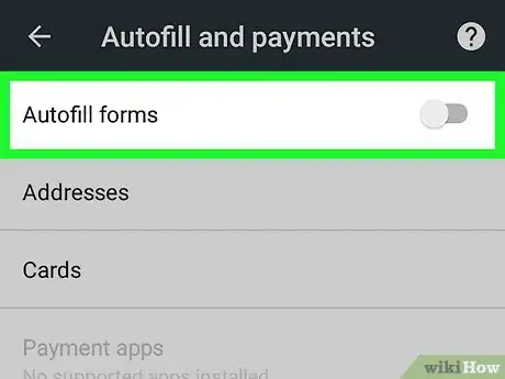 Immagine titolata Delete Autofill on Chrome on Android Step 5