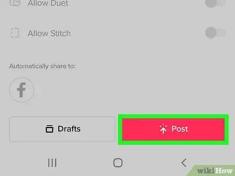 Immagine titolata Access Drafts on Tiktok Step 7