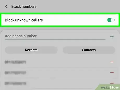 Immagine titolata Block Unknown Numbers on Android Step 10