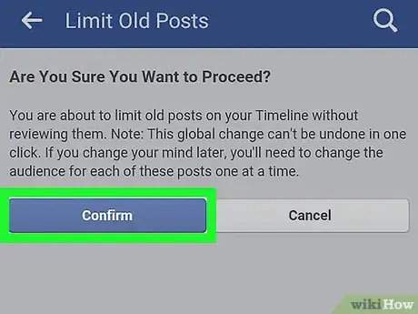 Immagine titolata Delete All Old Facebook Posts on Android Step 15