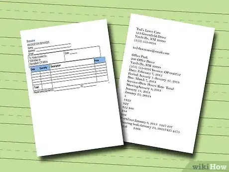 Immagine titolata Write a Bill for Payment Step 1