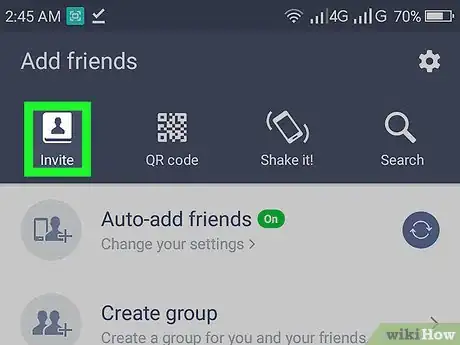 Immagine titolata Add a Line Contact on Android Step 3