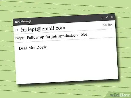 Immagine titolata Write a Follow Up Email for a Job Application Step 2