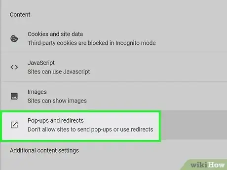 Immagine titolata Allow Pop ups on Google Chrome Step 13