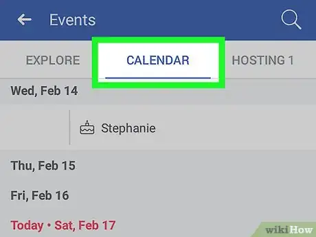 Immagine titolata See Birthdays on Facebook on Android Step 4