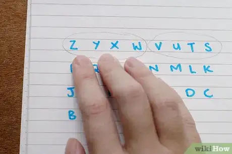 Immagine titolata Learn the Alphabet Backwards Step 3