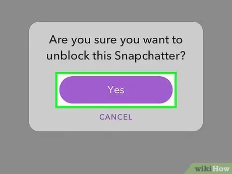 Immagine titolata Unblock Someone on Snapchat Step 6