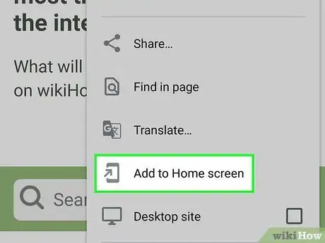 Immagine titolata Set a Bookmark Shortcut in Your Home Screen on Android Step 5