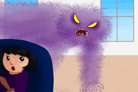 Immagine titolata Girl Faces Monster.png