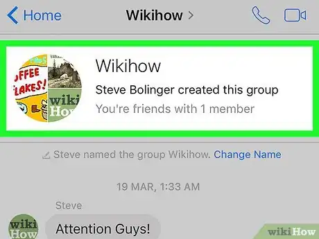 Immagine titolata Delete a Group on Facebook Messenger Step 5