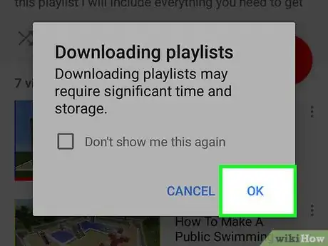 Immagine titolata Download a YouTube Playlist on Android Step 7