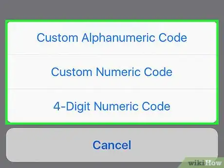Immagine titolata Change Your Passcode on an iPhone or iPod Touch Step 7