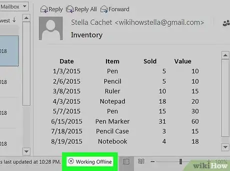 Immagine titolata Disable “Work Offline” in Outlook Step 2