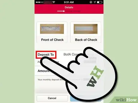 Immagine titolata Deposit Checks With the Bank of America iPhone App Step 11