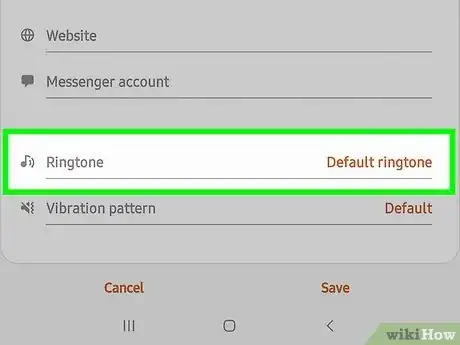 Immagine titolata Set a Ringtone for an Android Contact Step 7