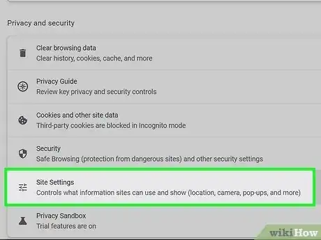 Immagine titolata Allow Pop ups on Google Chrome Step 12