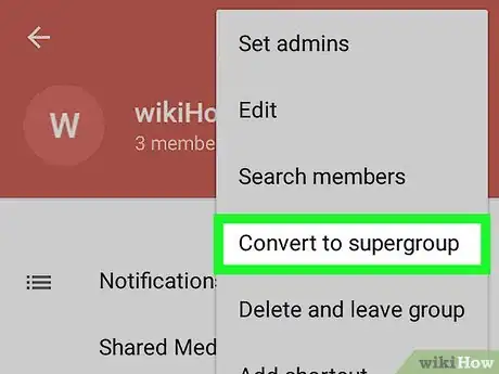 Immagine titolata Convert a Telegram Group to a Supergroup on Android Step 5