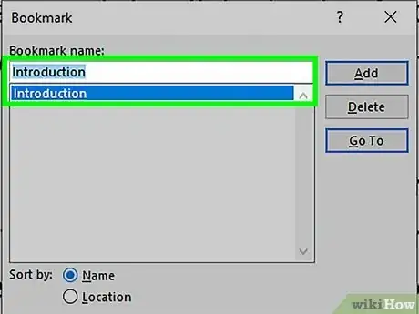 Immagine titolata Add a Bookmark in Microsoft Word Step 11