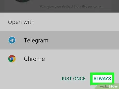 Immagine titolata Join a Telegram Channel on Android Step 4