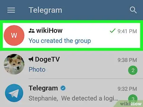 Immagine titolata Convert a Telegram Group to a Supergroup on Android Step 2