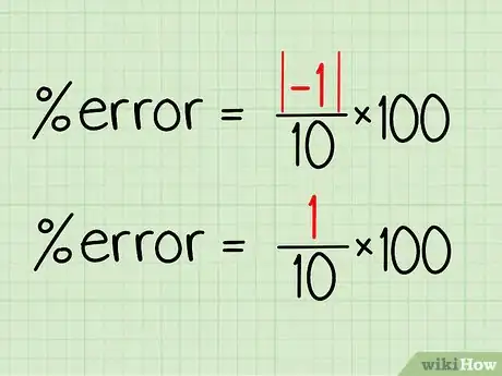 Immagine titolata Calculate Percentage Error Step 3