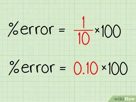 Immagine titolata Calculate Percentage Error Step 5