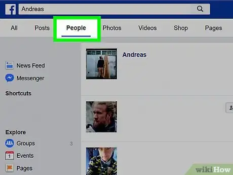 Immagine titolata Find Out Who Has Blocked You on Facebook Step 4