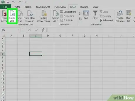 Immagine titolata Import Web Data Into Excel on PC or Mac Step 4
