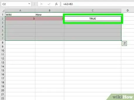 Immagine titolata Find Matching Values in Two Columns in Excel Step 13