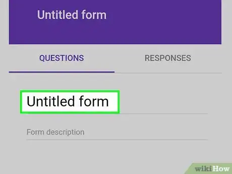 Immagine titolata Create a Google Form on Android Step 3