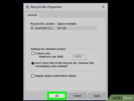 Immagine titolata Delete Files Directly Without Sending Them to Recycle Bin Step 3