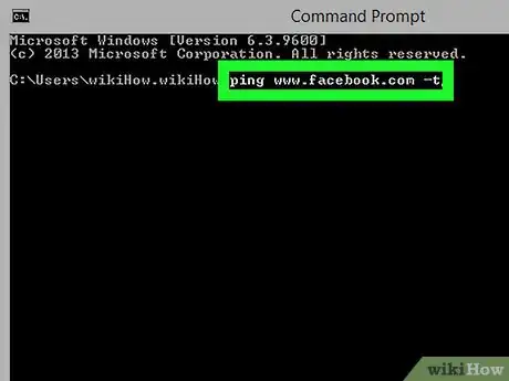 Immagine titolata Find IP Address of Facebook Step 3